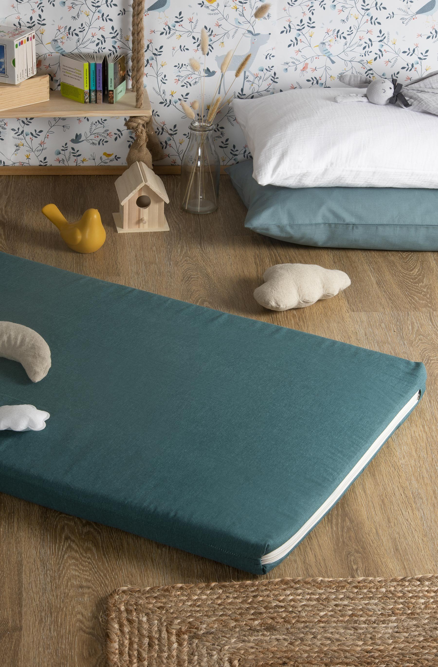 Matelas De Voyage Roule Dehoussable Pour Bebe Kadolis