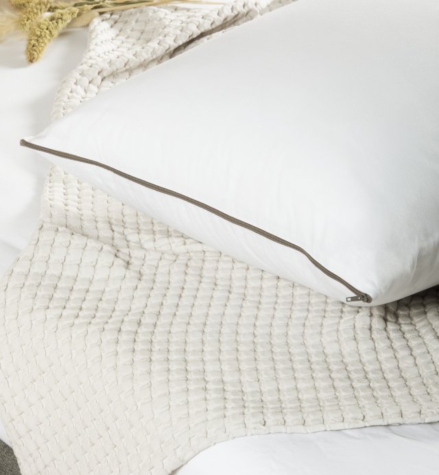 Pillow with removable cover in Kadolis Organic Cotton 40x60 - 50x70 - 60x60