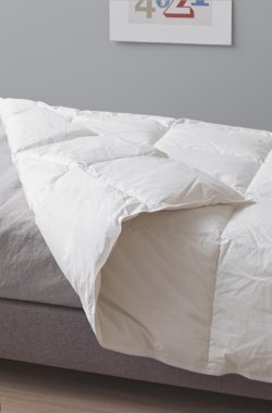 sheet street duck feather duvet