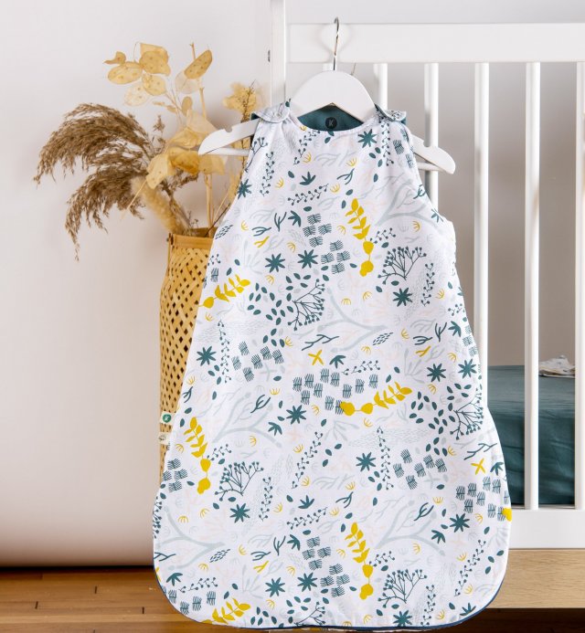 Winter sleeping bag TOG 2.5 Organic cotton printed Yukari patterns