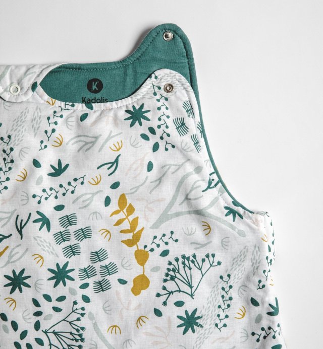 Winter sleeping bag TOG 2.5 Organic cotton printed Yukari patterns