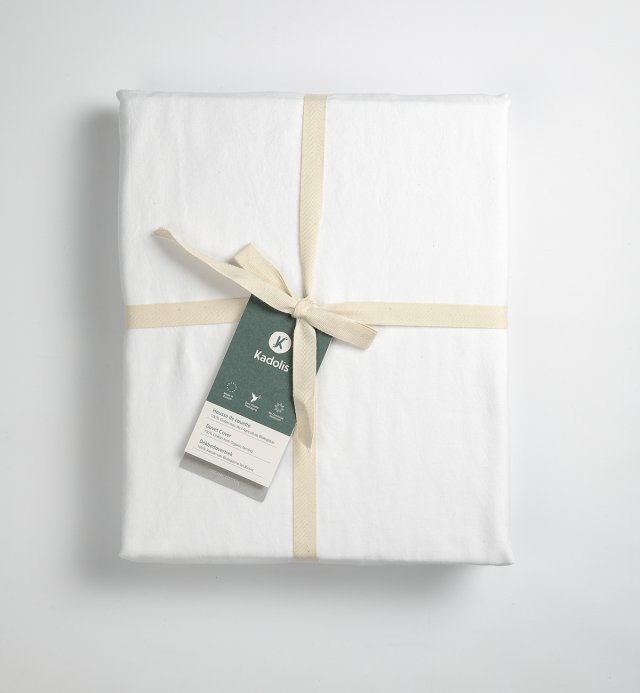 Plain Baby Duvet Cover - 100% Organic Cotton 100x140cm - 75x120cm - 140x150cm