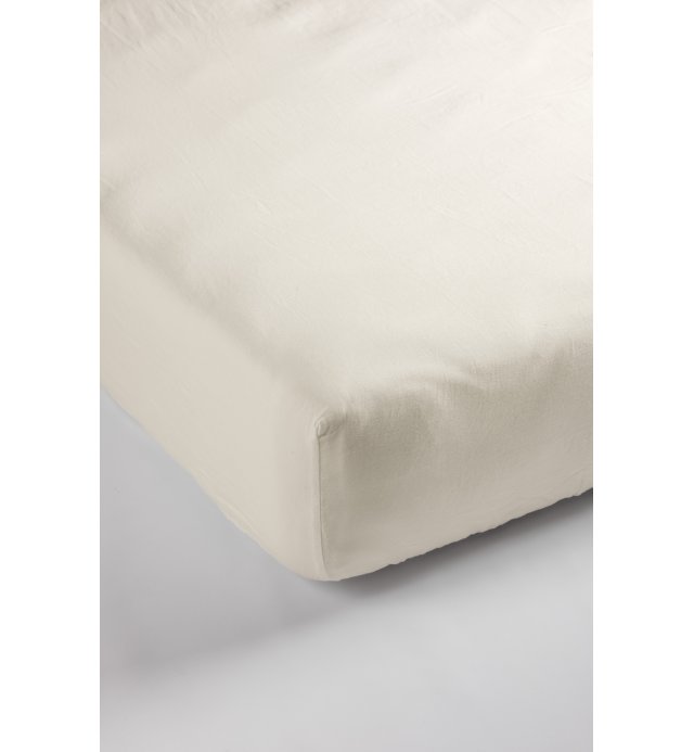 Drap housse Coton Bio lit adulte bonnet 25cm certifié GOTS 80x200 140x190 140x200 160x200 180x200