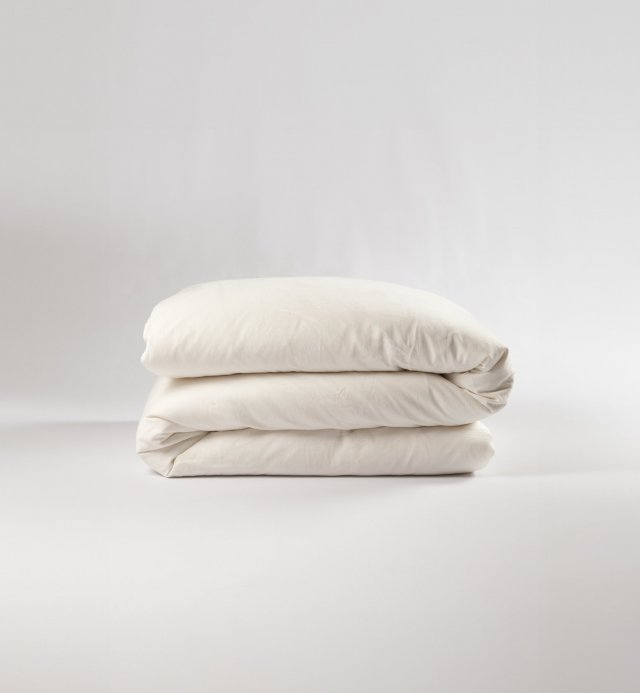 Plain Baby Duvet Cover - 100% Organic Cotton 100x140cm - 75x120cm - 140x150cm