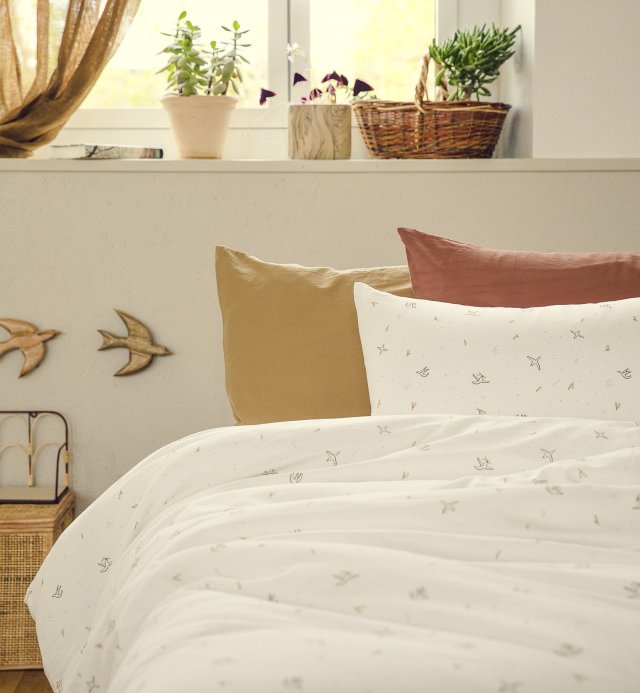 Bettdeckenbezug aus Bio-Baumwolle für Einzelbett Envolée 140x200cm