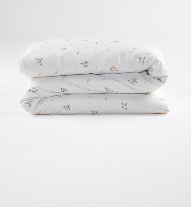 Funda nórdica de algodón orgánico para cama individual Envolée 140x200cm