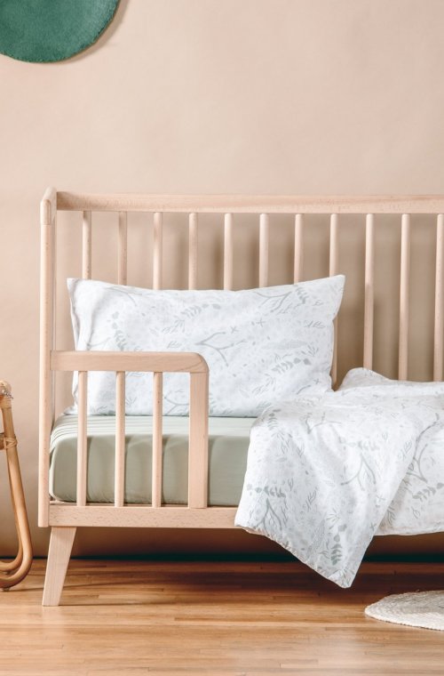 Bettdeckenbezug aus Bio-Baumwolle für Babybett Yukari 100x140cm