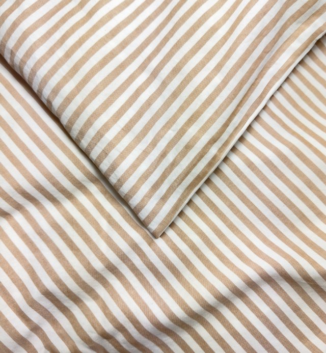 Dekbedovertrek Organic Cotton Percale Striped Adult 240X260cm 220x240cm