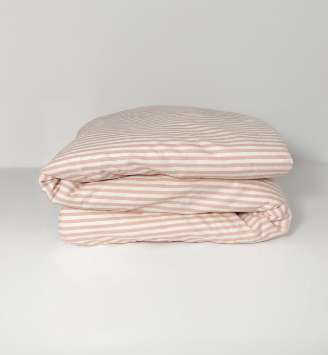 Comforter Cover Organic Cotton Percale Striped Adult 240X260cm 220x240cm