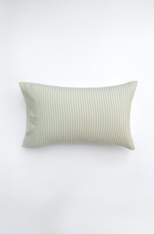 Organic Cotton Percale striped pillowcase size 60x60cm 50x70cm 40x60cm