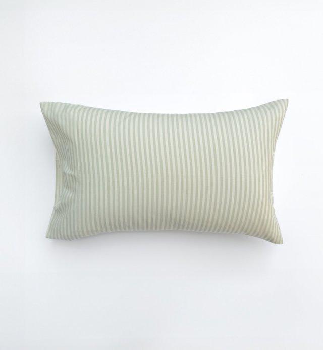 Organic Cotton Percale striped pillowcase size 60x60cm 50x70cm 40x60cm