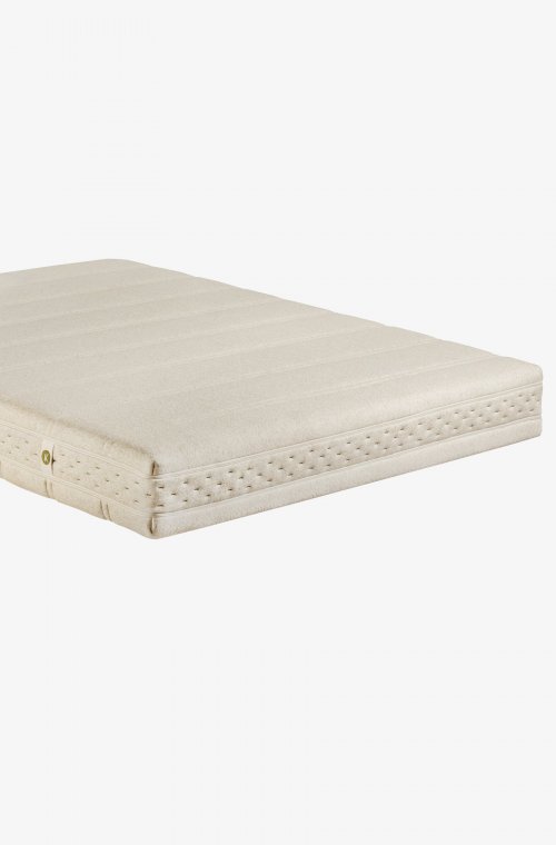 Adult mattress %dimensions chanvrevario in coconut fibre, hemp and natural latex with choice of comforts