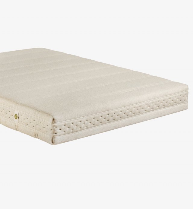 Adult mattress %dimensions chanvrevario in coconut fibre, hemp and natural latex with choice of comforts