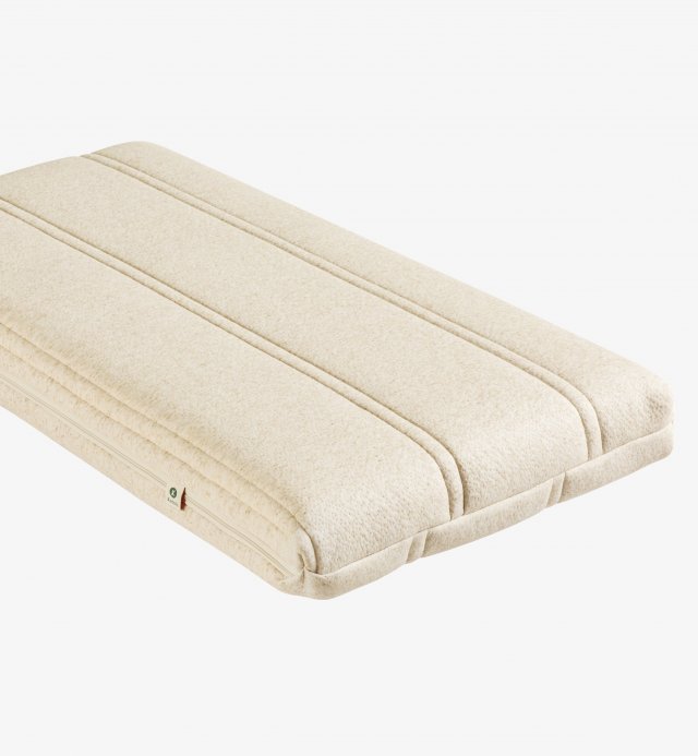 Chanvrenatura® babymatras met een 100% natuurlijke kern. Milieuvriendelijke matras zonder chemische behandeling