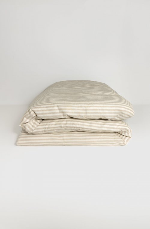 Comforter Cover Organic Cotton Percale Striped Adult 240X260cm 220x240cm