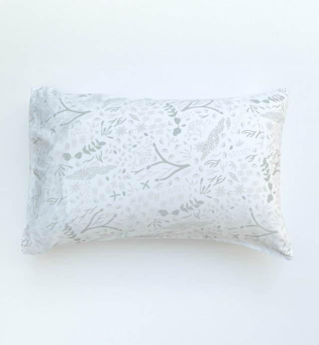 Organic cotton pillowcase with Yukari motif 60x60 - 50x70 - 40x60