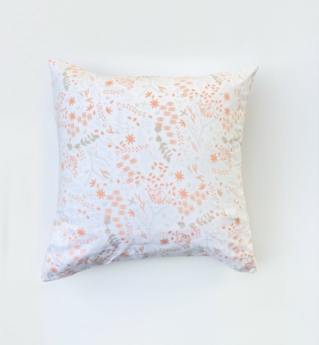 Organic cotton pillowcase with Yukari motif 60x60 - 50x70 - 40x60