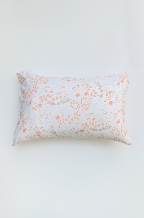 Organic cotton pillowcase with Yukari motif 60x60 - 50x70 - 40x60