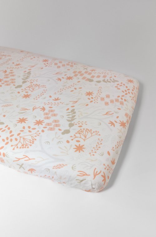 Drap housse Coton Bio Berceau Yukari douceur 50x83