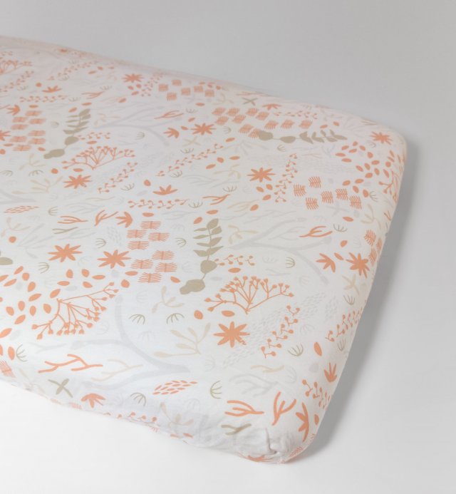 Drap housse Coton Bio Berceau Yukari douceur 50x83