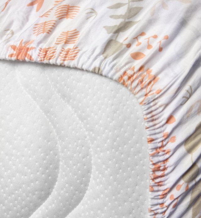 Drap housse bébé motifs Yukari douceur en Coton Bio pour landau ou couffin