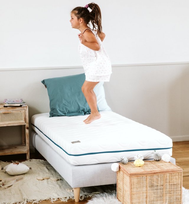 Matelas naturel pour enfant en fibres de coco et latex naturel 90x190cm - 90x200cm