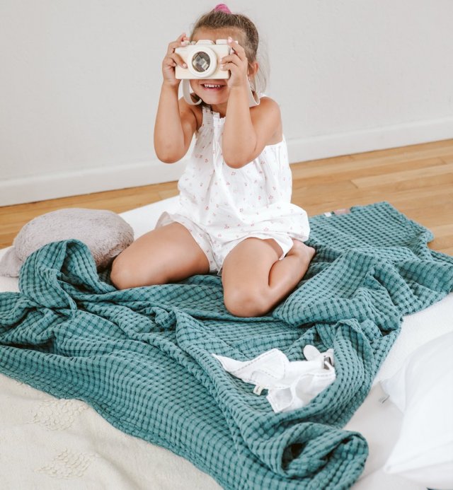 Organic Cotton baby blanket Paros