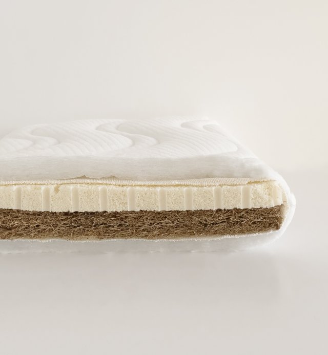 Matelas berceau %dimensions sain cocolatex déhoussable