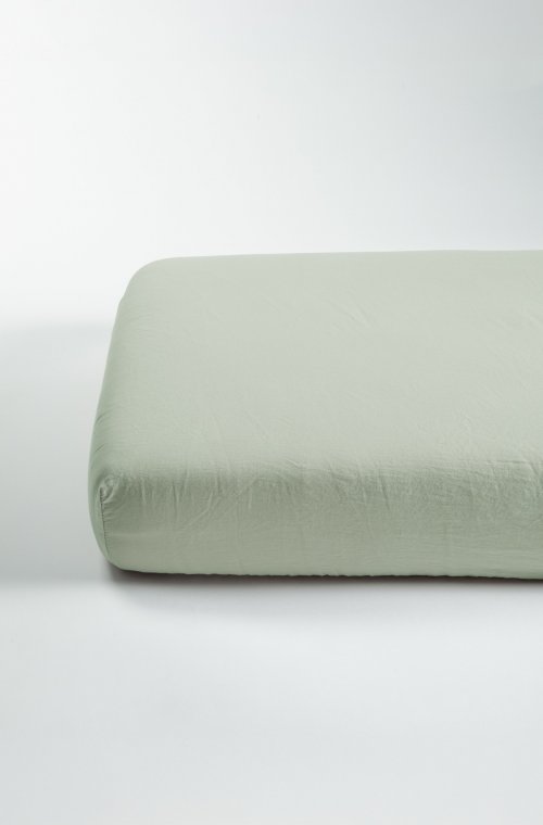 Crib sheet - satin Organic Cotton - 60x120cm - 70x140cm - 4 colors