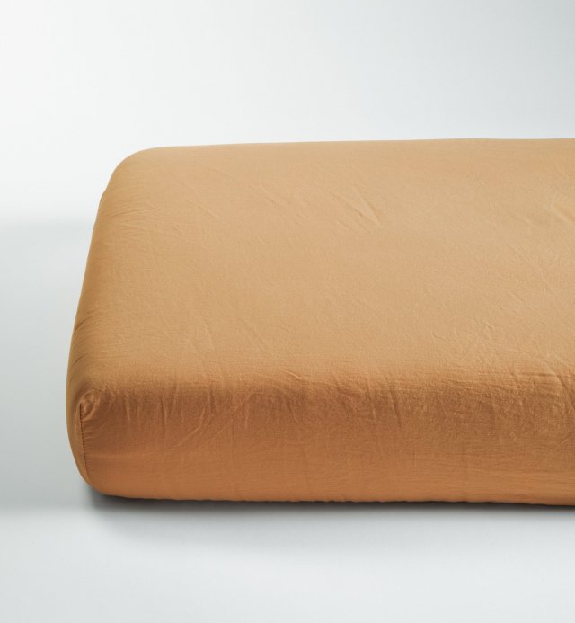 Lençol de cama para criança - algodão orgânico acetinado - 90x190cm - 90x00cm - 4 cores