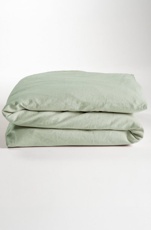 Duvet Cover kids' bed or 1 person- satin Organic Cotton - 140X200cm - 7 colors