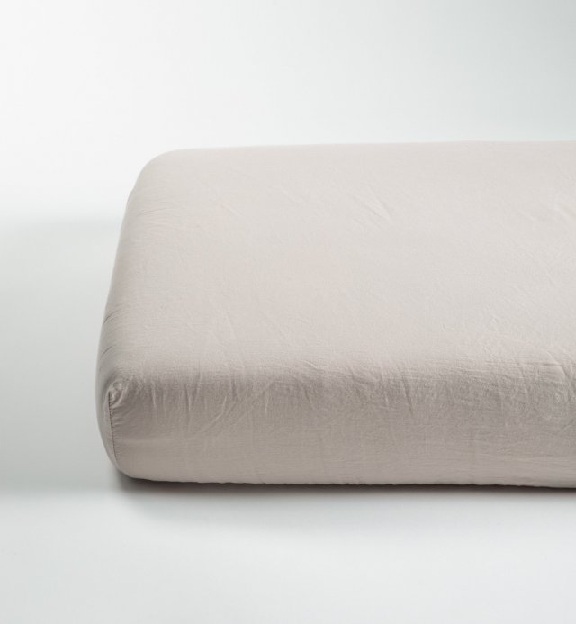 Drap housse lit bébé- satin Coton Bio - 60x120cm - 70x140cm - 4 coloris