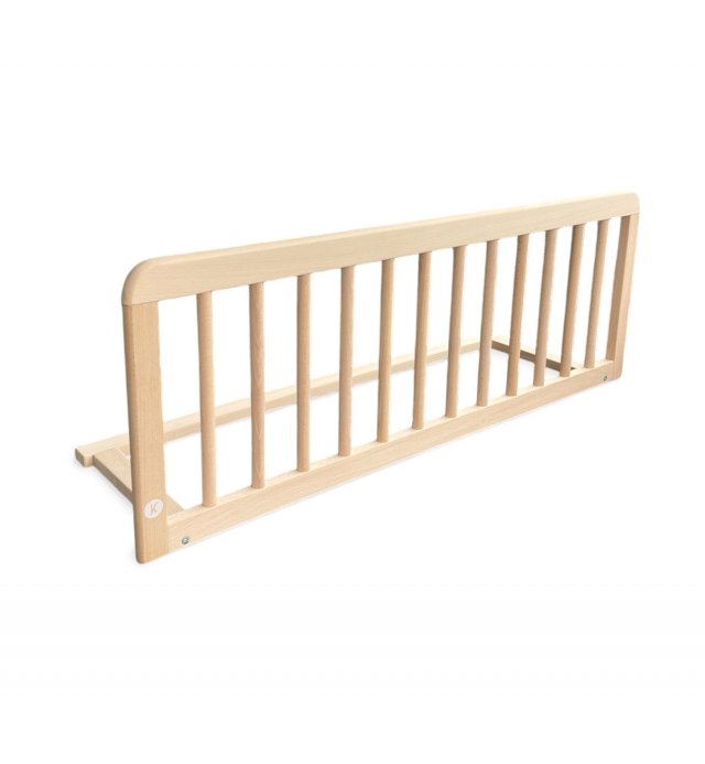 Solid wood anti-fall barrier to ensure the safety of your children's bed