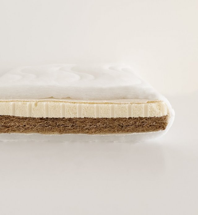 Matras voor wieg COCOLEGEND® 76x30 cm met afneembare hoes