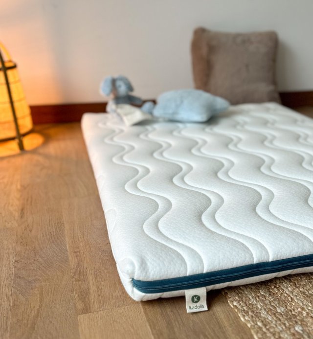 Matelas de parc bio COCOLEGEND® 95x75x5 cm déhoussable