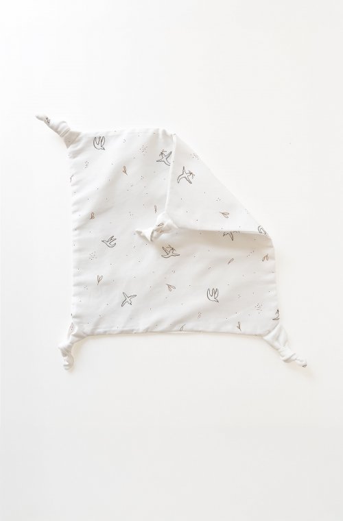 Doudou en Coton Bio Certifié Oeko-Tex - Motif l'Envolée