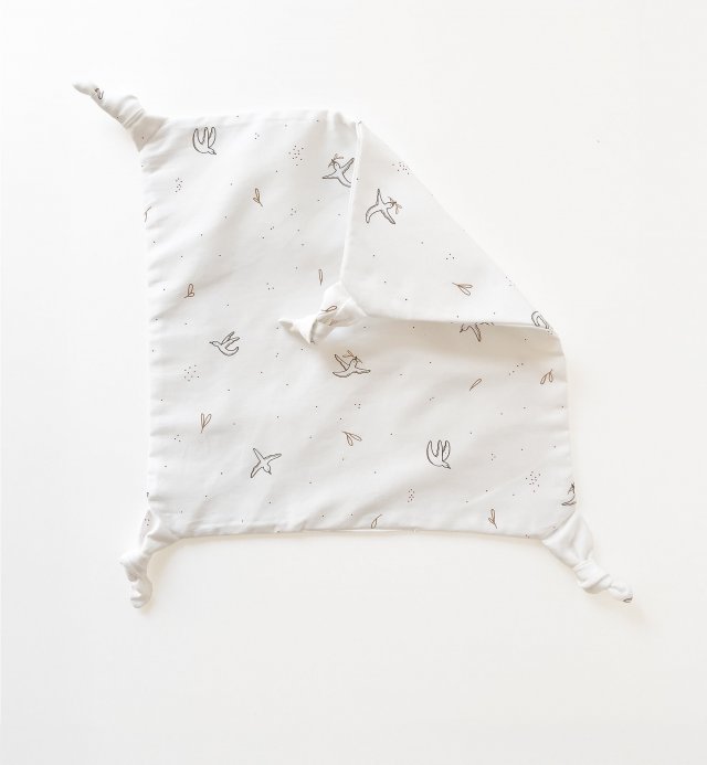 Doudou en Coton Bio Certifié Oeko-Tex - Motif l'Envolée