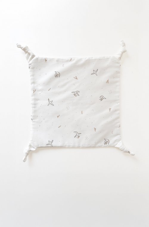 Doudou en Coton Bio Certifié Oeko-Tex - Motif l'Envolée