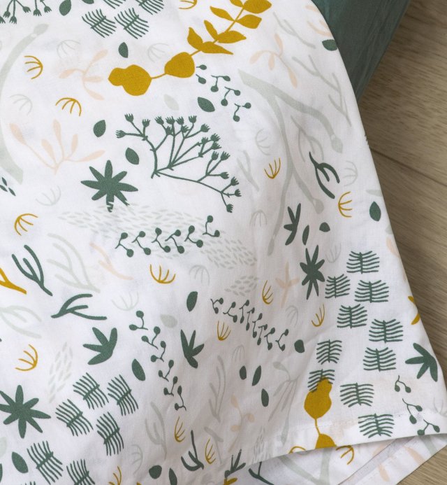 Drap plat motifs japonais pour Enfant - Coton Bio- Yukari