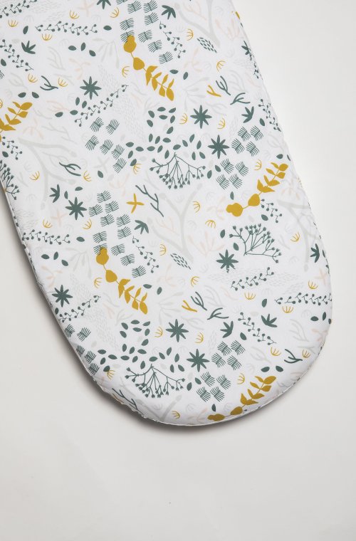 Drap housse bébé motifs Yukari douceur en Coton Bio pour landau ou couffin