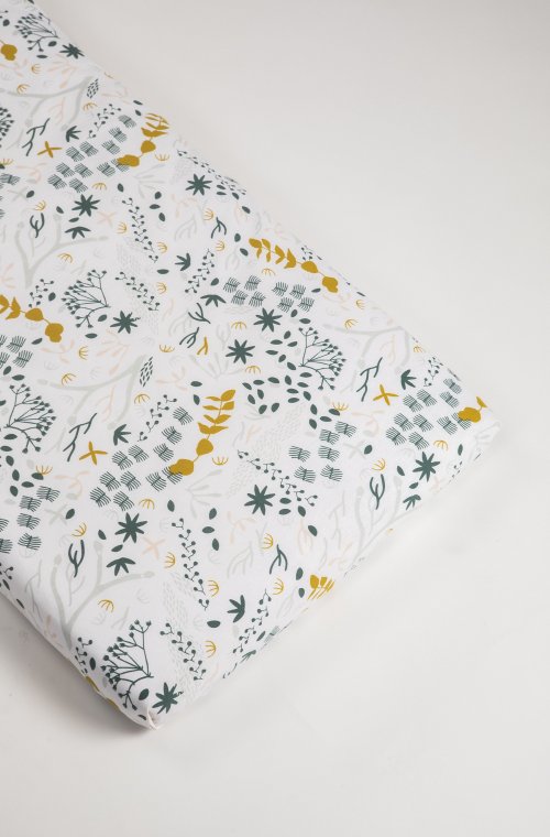 Fitted Sheet Organic Cotton for Cradle Yukari Douceur 50x83