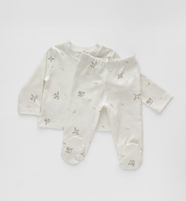 Pyjamas, dors bien in GOTS-certified organic cotton for babies aged 1 to 12 months