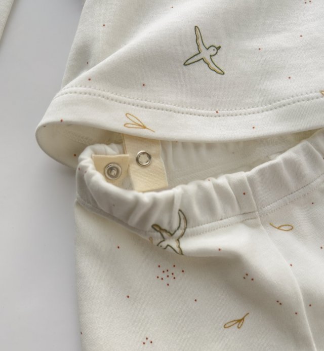 Pyjamas, dors bien in GOTS-certified organic cotton for babies aged 1 to 12 months