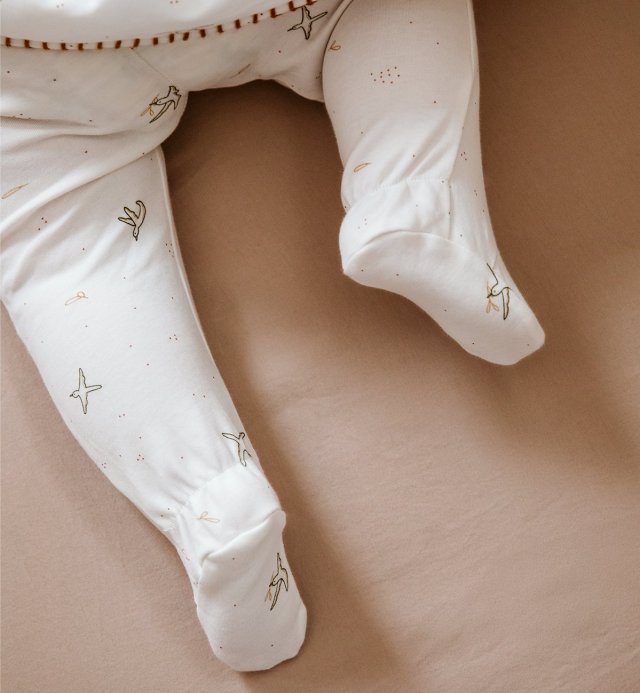 Pyjamas, dors bien in GOTS-certified organic cotton for babies aged 1 to 12 months