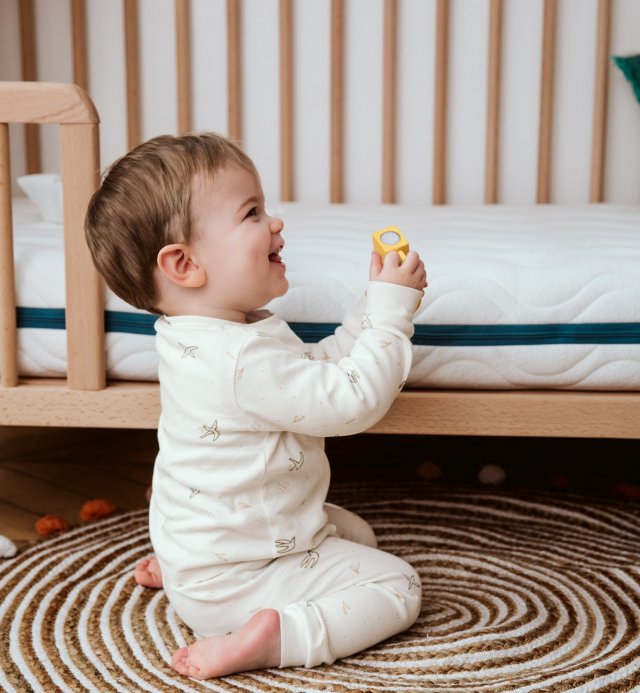 Baby mattress %dimensions COCOLEGEND® Kadolis, a baby mattress with Natural and Breathable Comfort in Natural Fibres